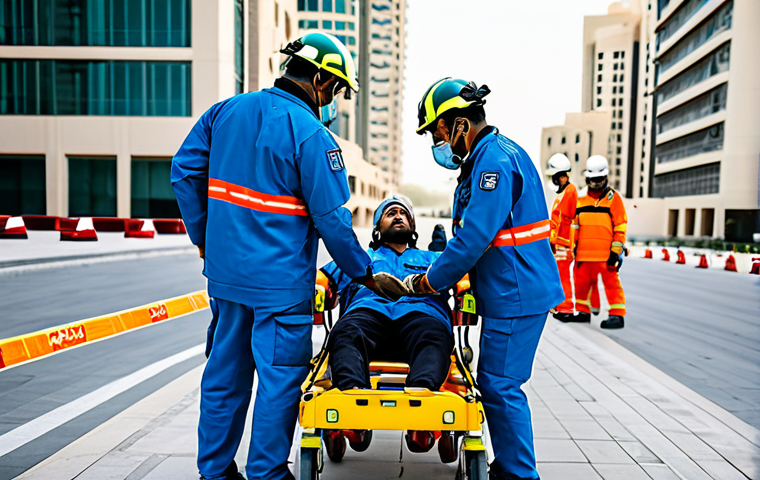 응급구조사 사고 사례 분석 - Community Paramedic**

"A compassionate female paramedic in a modest uniform, assisting an elderly w...