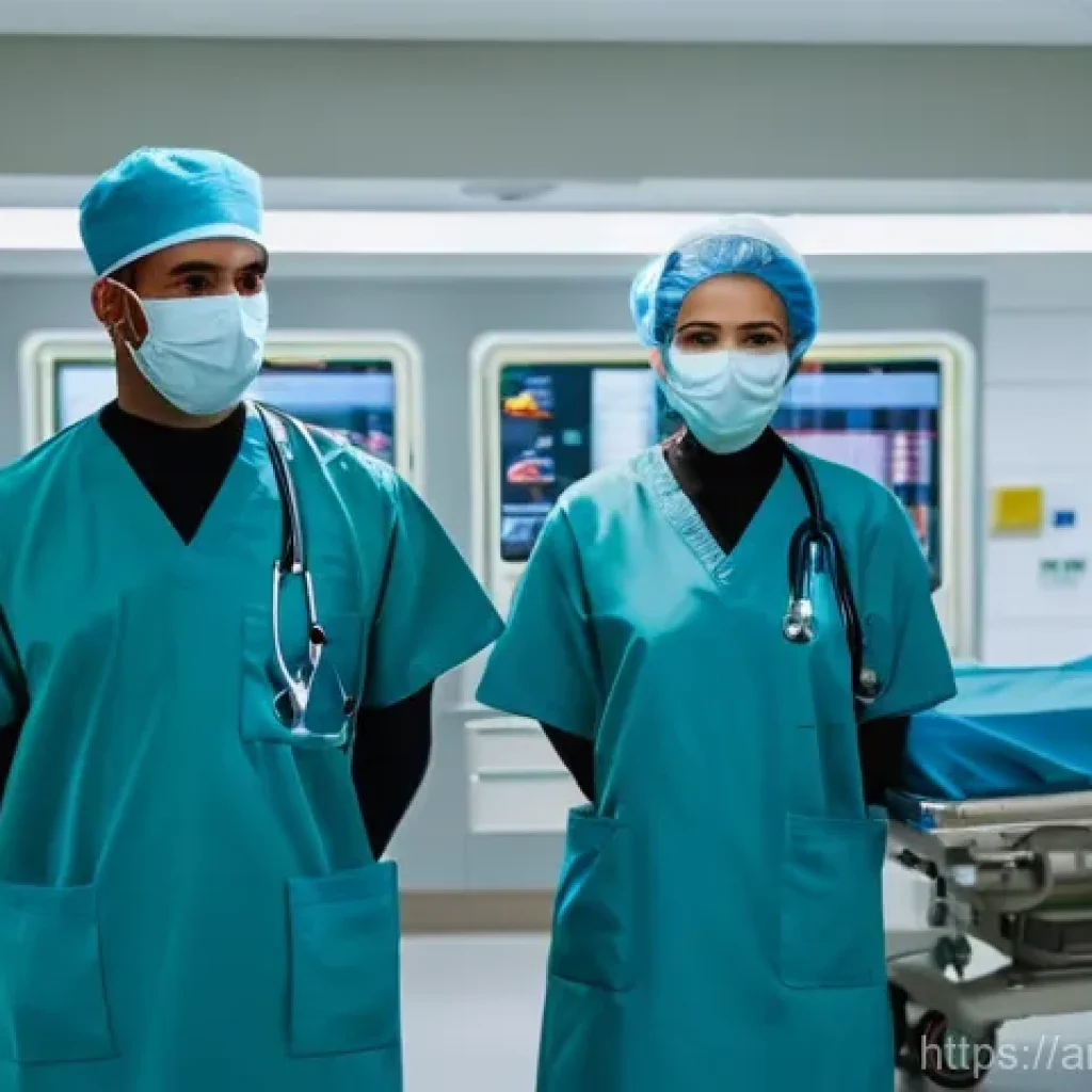 응급구조사와 의료진 간 협력 사례 - **Prompt: "A dynamic and urgent scene inside a modern hospital emergency room. A team of dedicated p...